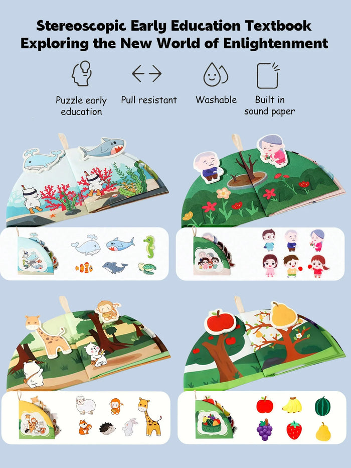 Baby Tail Cloth Activity Book