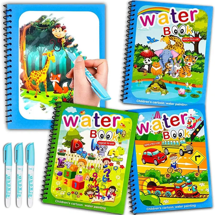 Reusable Magic Water Drawing Book