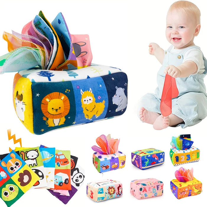 Montessori Tissue Box Sensory Toy