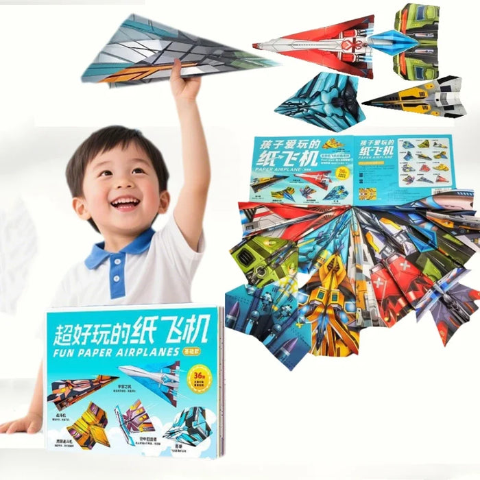 DIY Origami Airplane Activity Set