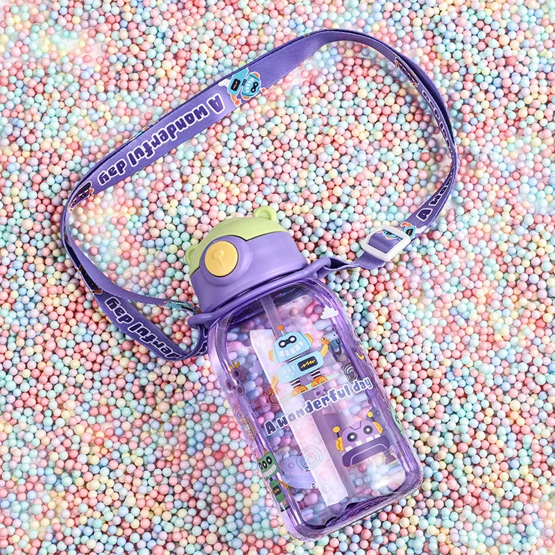 Kids Straw Water Bottle