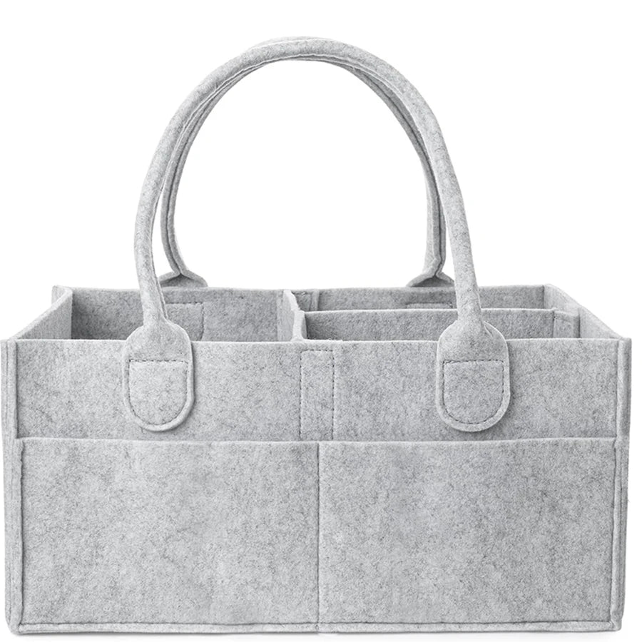Felt Baby Nappy Caddy Organiser
