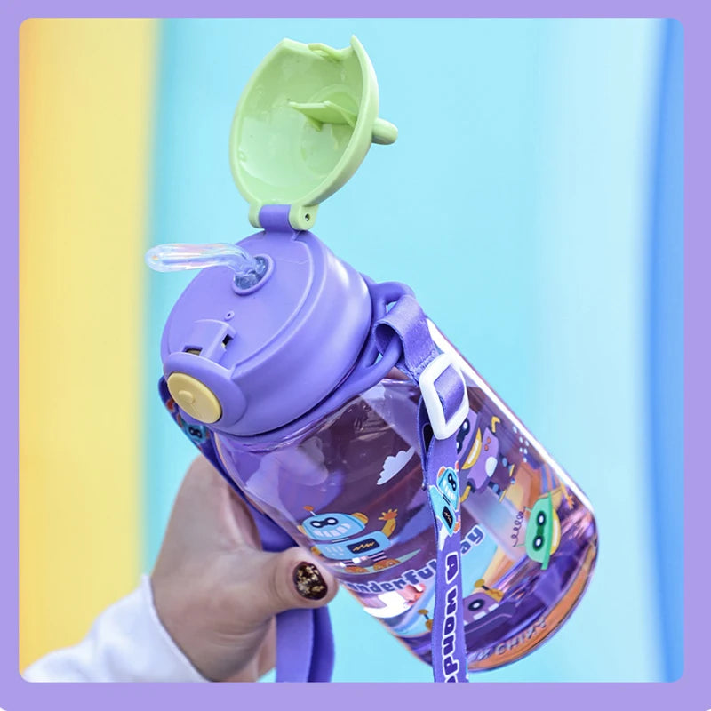 Kids Straw Water Bottle