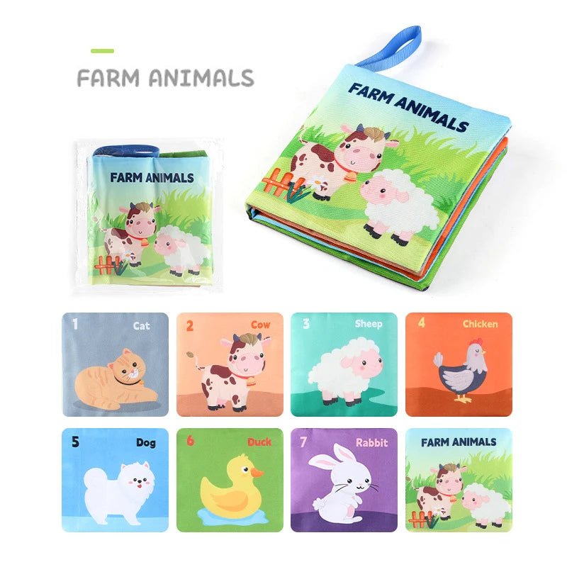 High Contrast Baby Sensory Soft Book