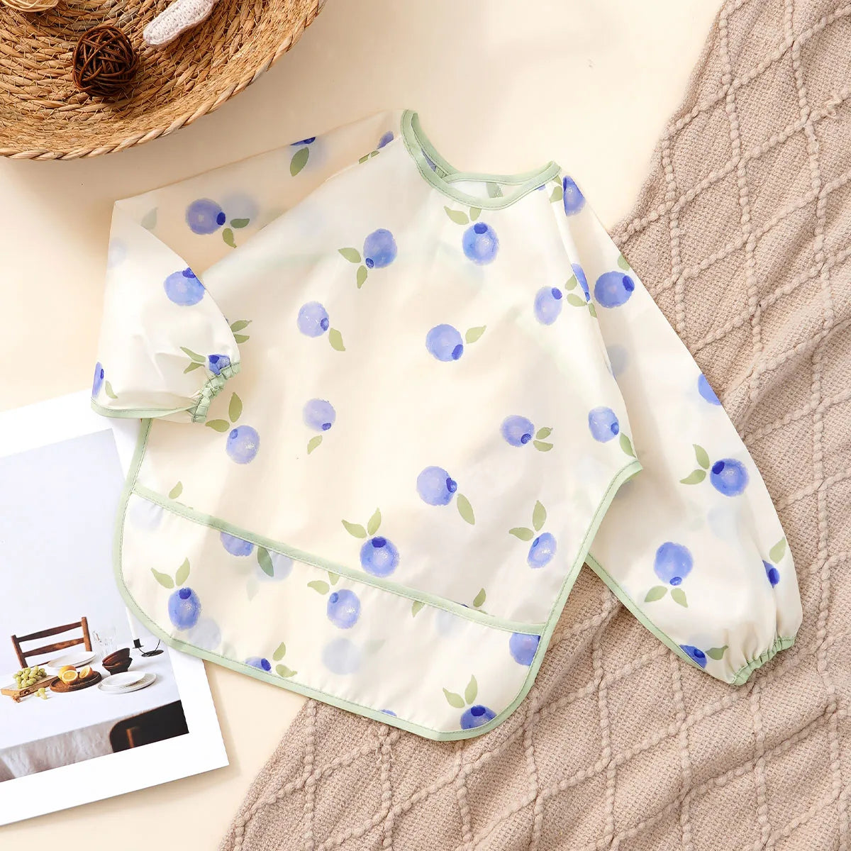 Long Sleeve Waterproof Feeding Bib