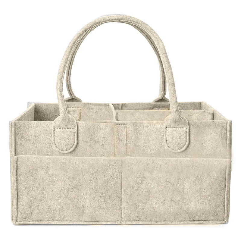 Felt Baby Nappy Caddy Organiser