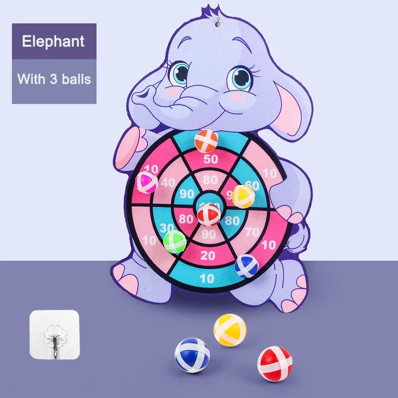 Kids Sticky Ball Dart Board Game
