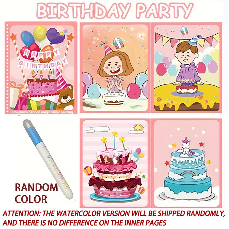 Reusable Magic Water Drawing Book