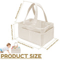 Corduroy Baby Nappy Caddy Organiser