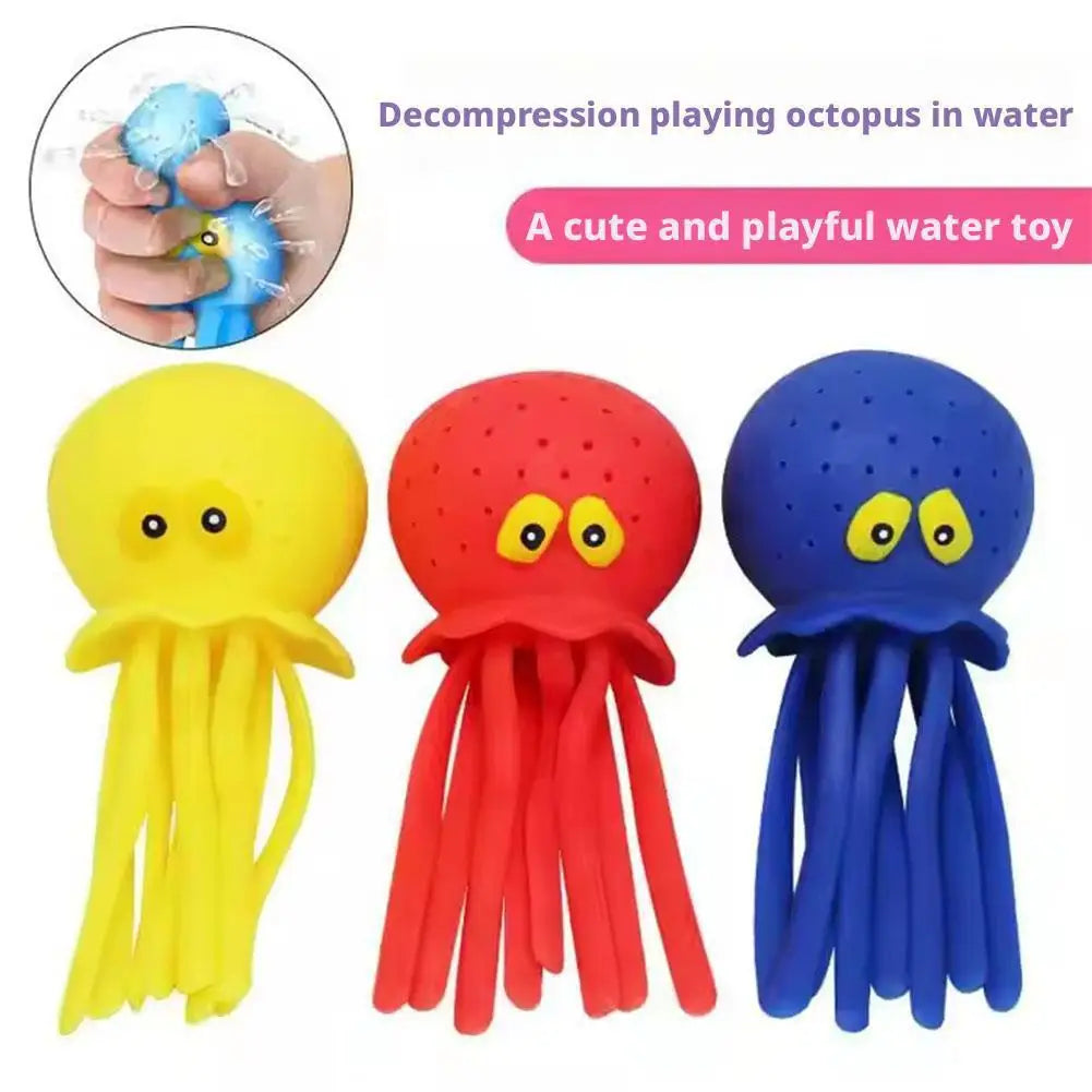 Octopus Sponge Baby Bath Toy