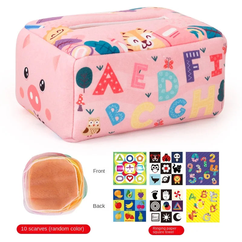 Montessori Tissue Box Sensory Toy