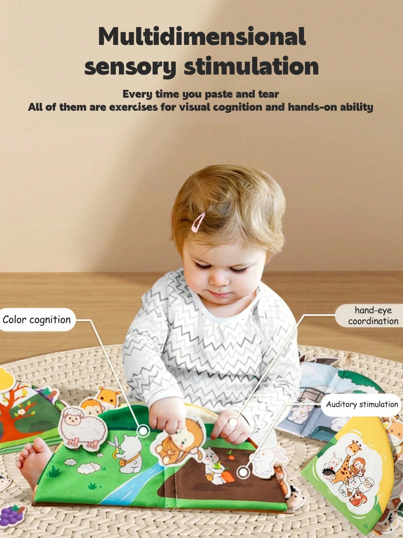 Baby Tail Cloth Activity Book