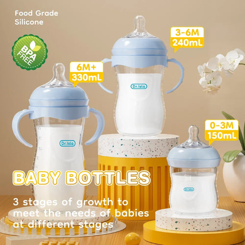 Baby Feeding Bottle With Handle