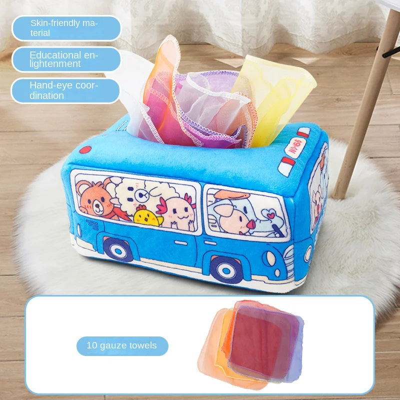 Montessori Tissue Box Sensory Toy