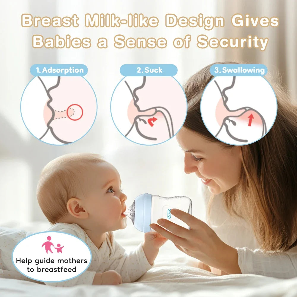 Baby Feeding Bottle With Handle