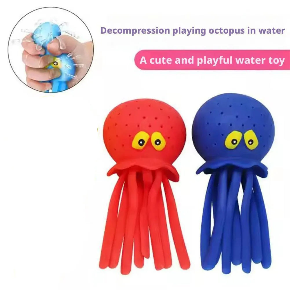 Octopus Sponge Baby Bath Toy