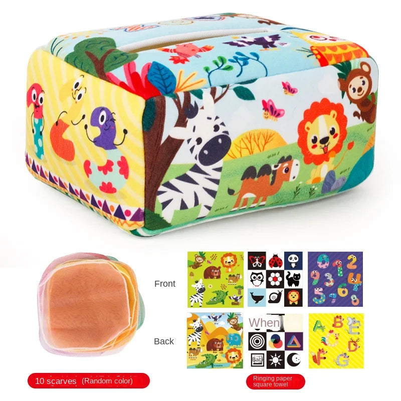 Montessori Tissue Box Sensory Toy