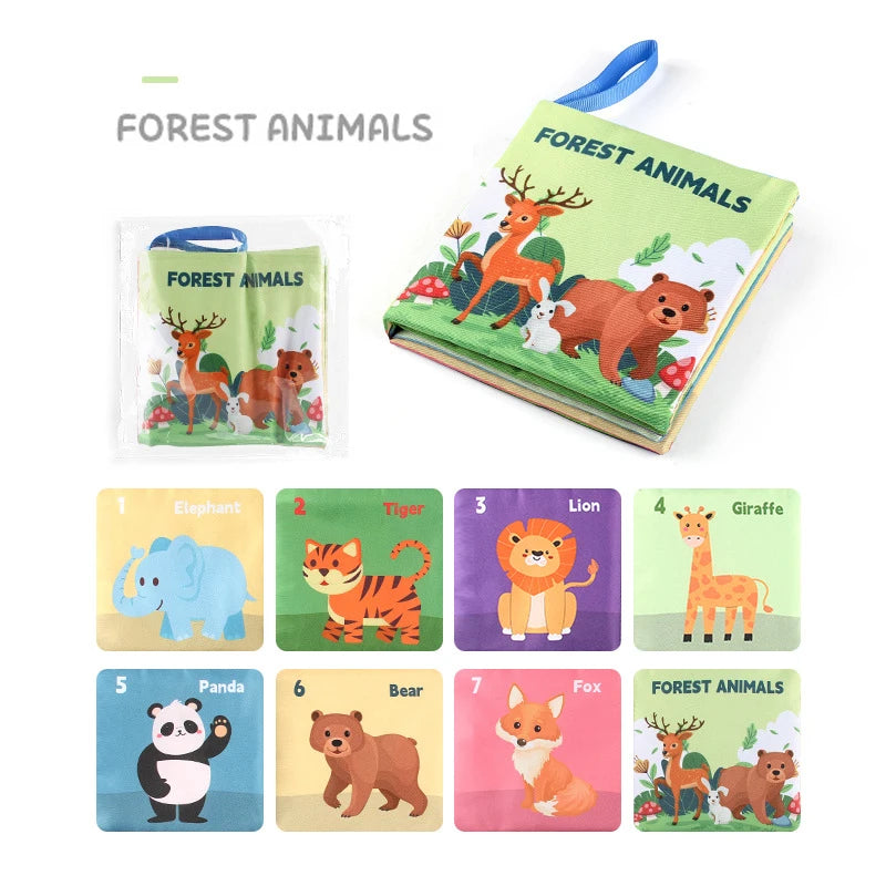 High Contrast Baby Sensory Soft Book