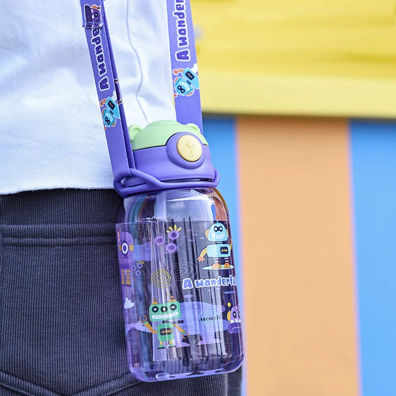 Kids Straw Water Bottle