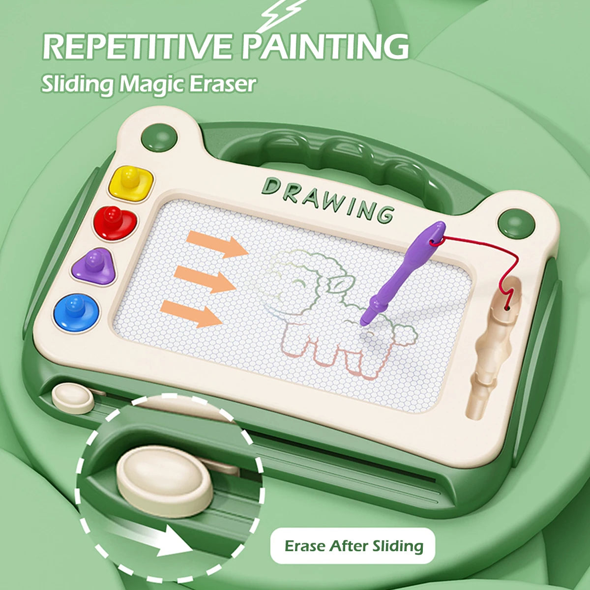 Children's Magnetic Color Drawing Board Writing Board kids Drawing Board boys and girls Toy Graffiti Board Christmas gifts