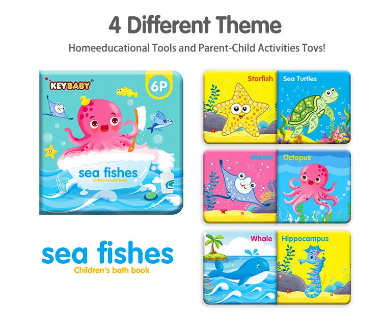 Waterproof Baby Bath Book