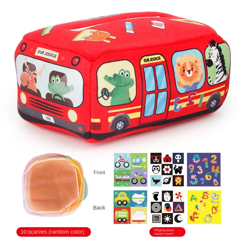 Montessori Tissue Box Sensory Toy