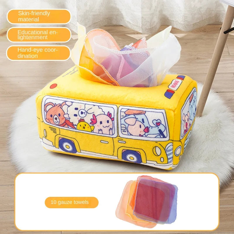 Montessori Tissue Box Sensory Toy