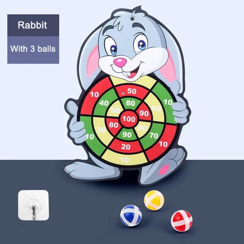 Kids Sticky Ball Dart Board Game