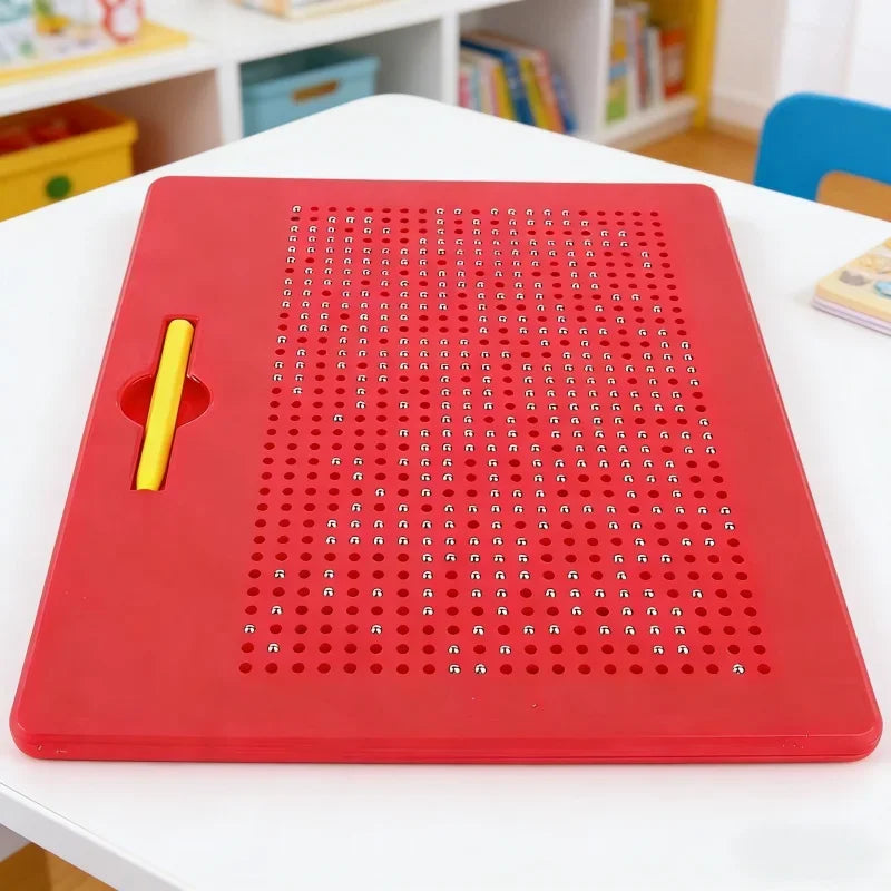 Children Graffiti Magnetic Drawing Board Magnetic Ball Sketch Pad Kids Learning Drawing Educational Toy For Boys Girls Kids