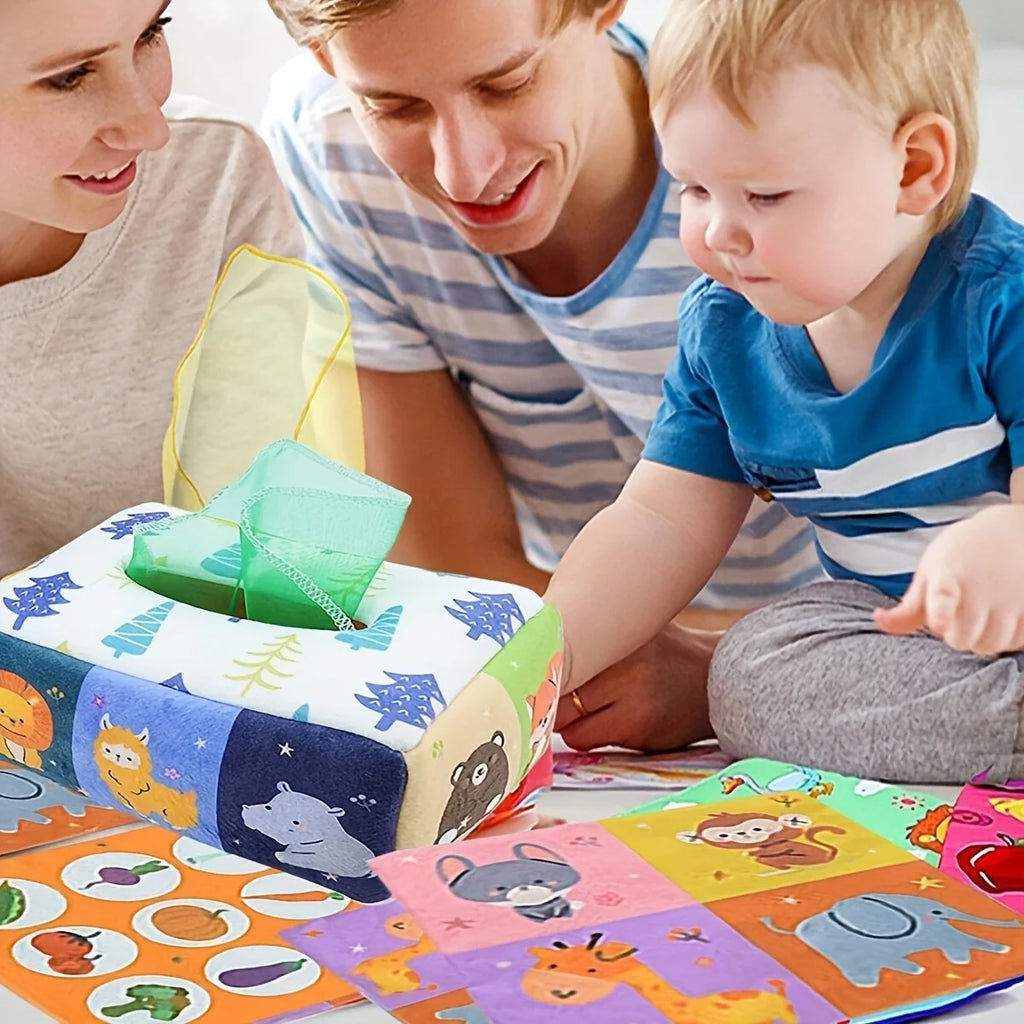 Montessori Tissue Box Sensory Toy