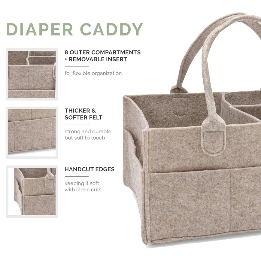 Nursery Nappy Storage Caddy