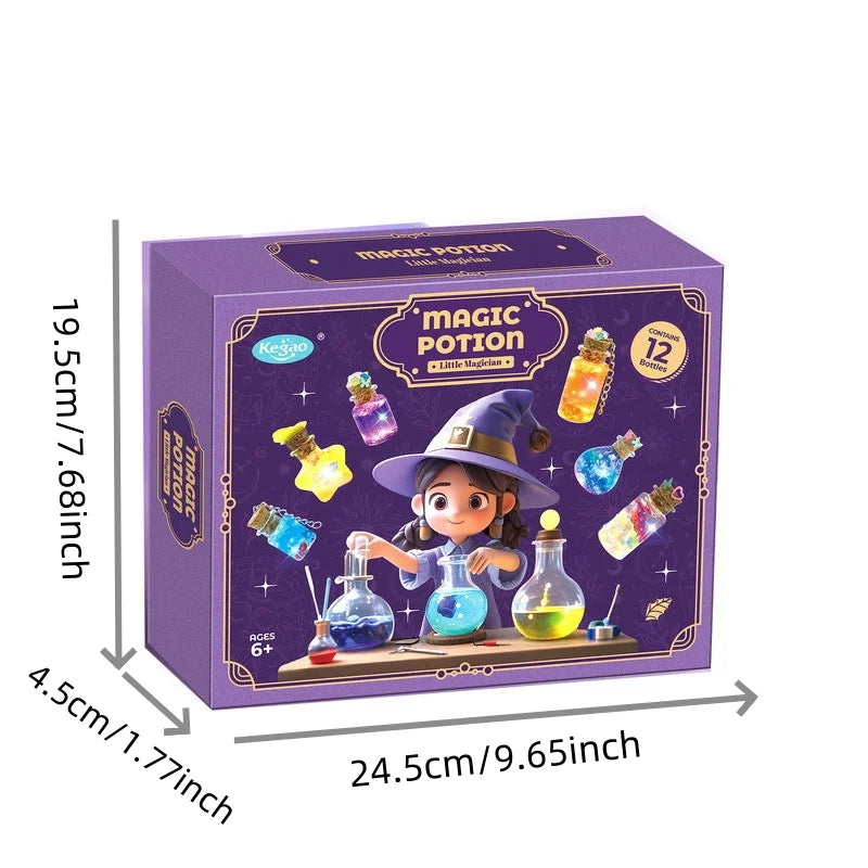 Kids DIY Magician Potion Kit Wizard Science Experiment Creative Craft Toy Christmas Birthday Halloween Gift