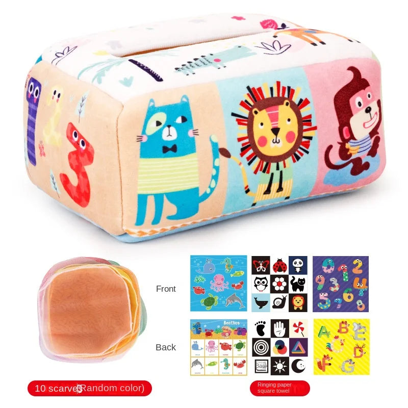 Montessori Tissue Box Sensory Toy