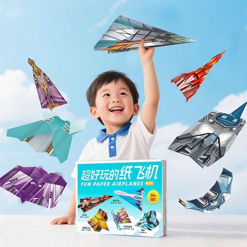 DIY Origami Airplane Activity Set