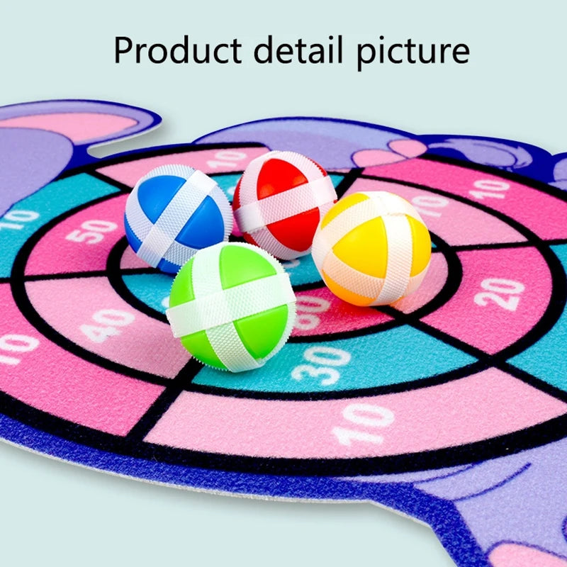 Kids Sticky Ball Dart Board Game