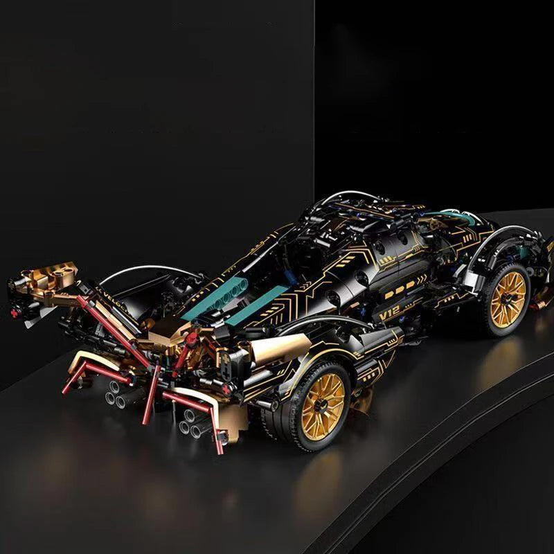 Green Racing Building Block Set