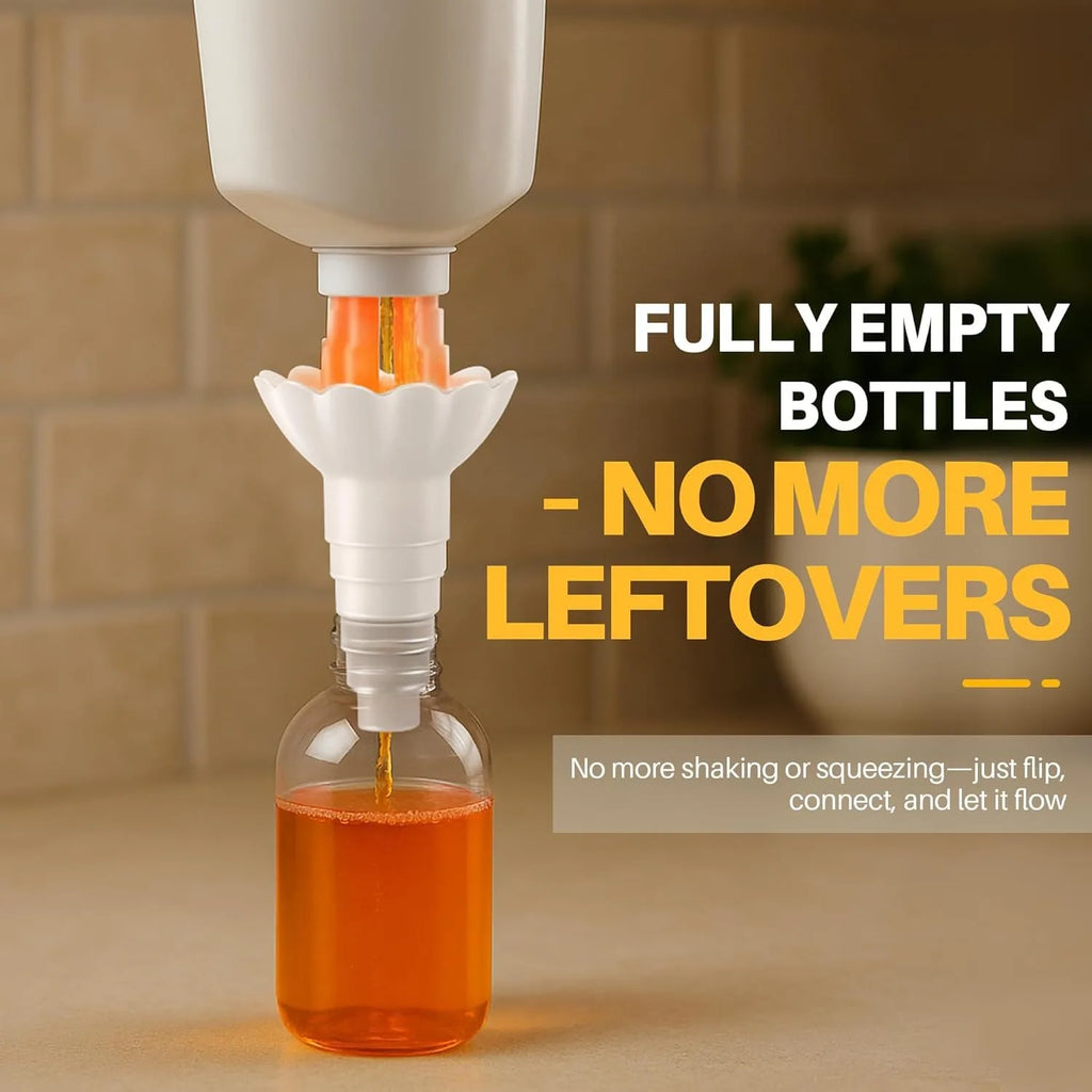 Reusable Bottle Transfer Connector