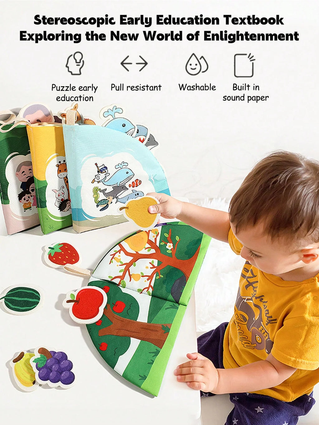 Baby Tail Cloth Activity Book