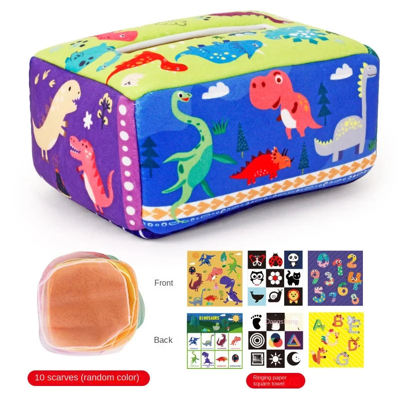 Montessori Tissue Box Sensory Toy