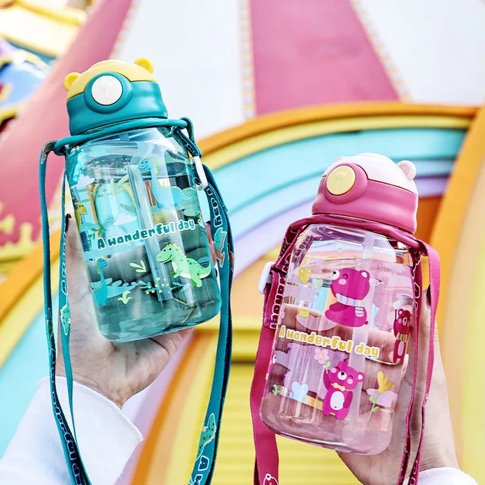 Kids Straw Water Bottle
