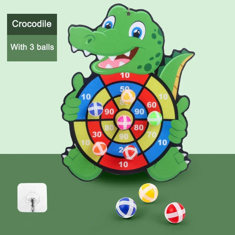 Kids Sticky Ball Dart Board Game