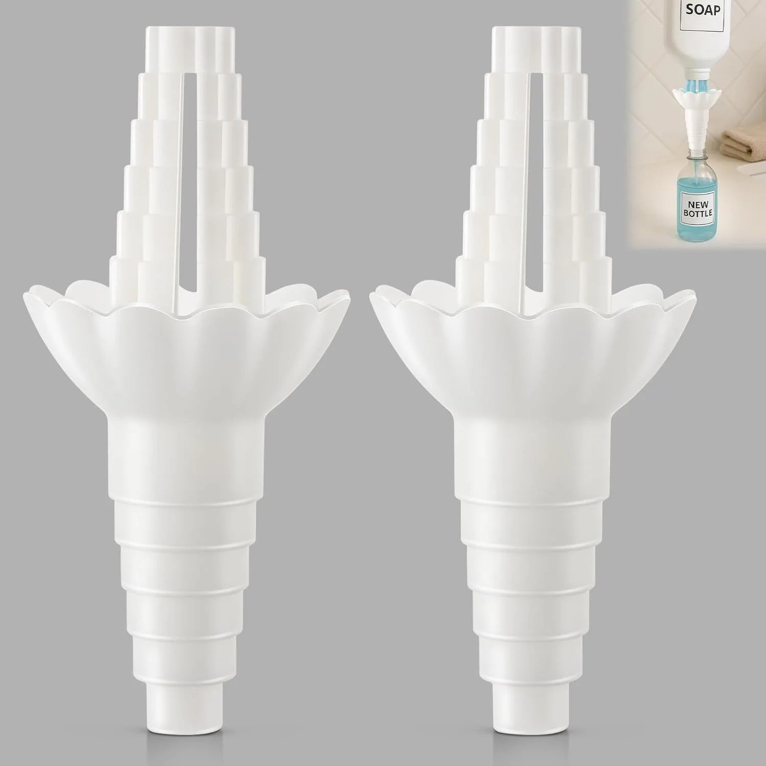 Reusable Bottle Transfer Connector