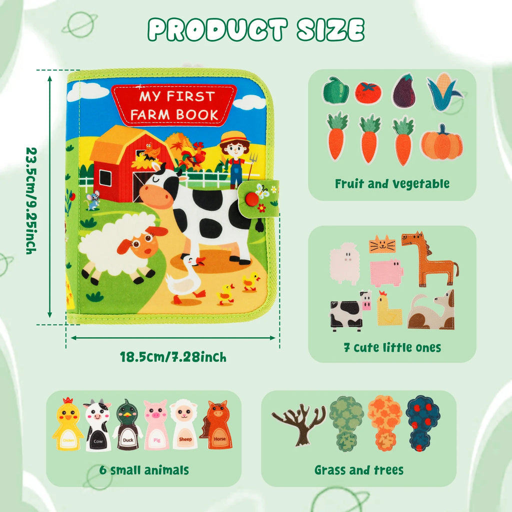 Toddler Soft Activity Quiet Book