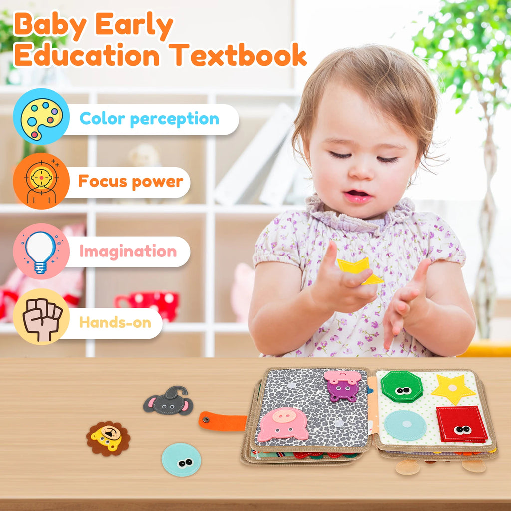Toddler Soft Activity Quiet Book