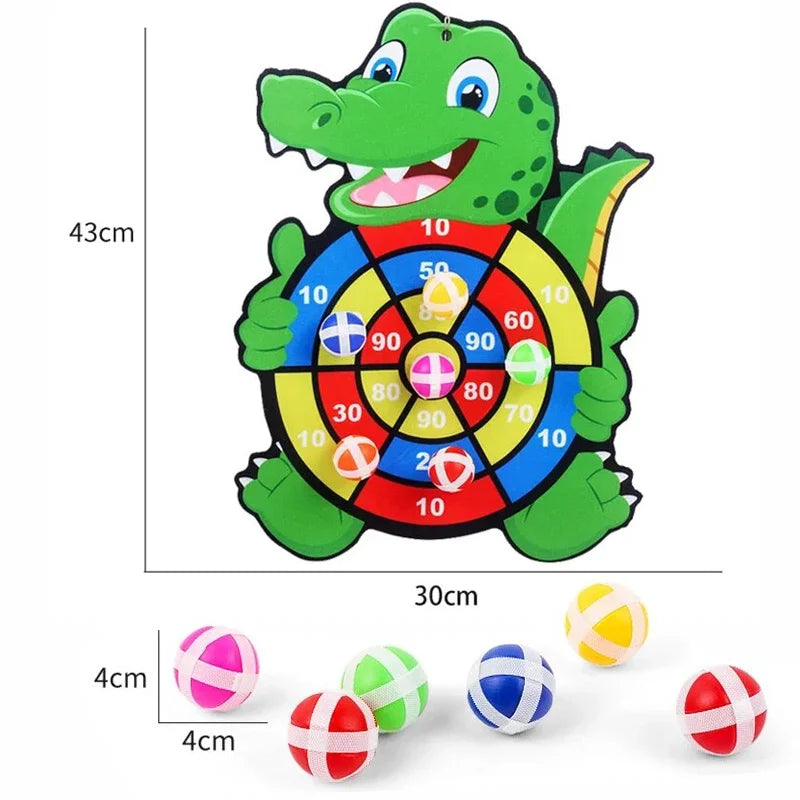 Kids Sticky Ball Dart Board Game