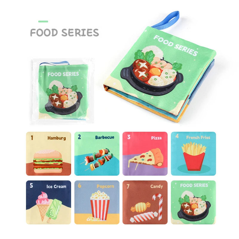 High Contrast Baby Sensory Soft Book