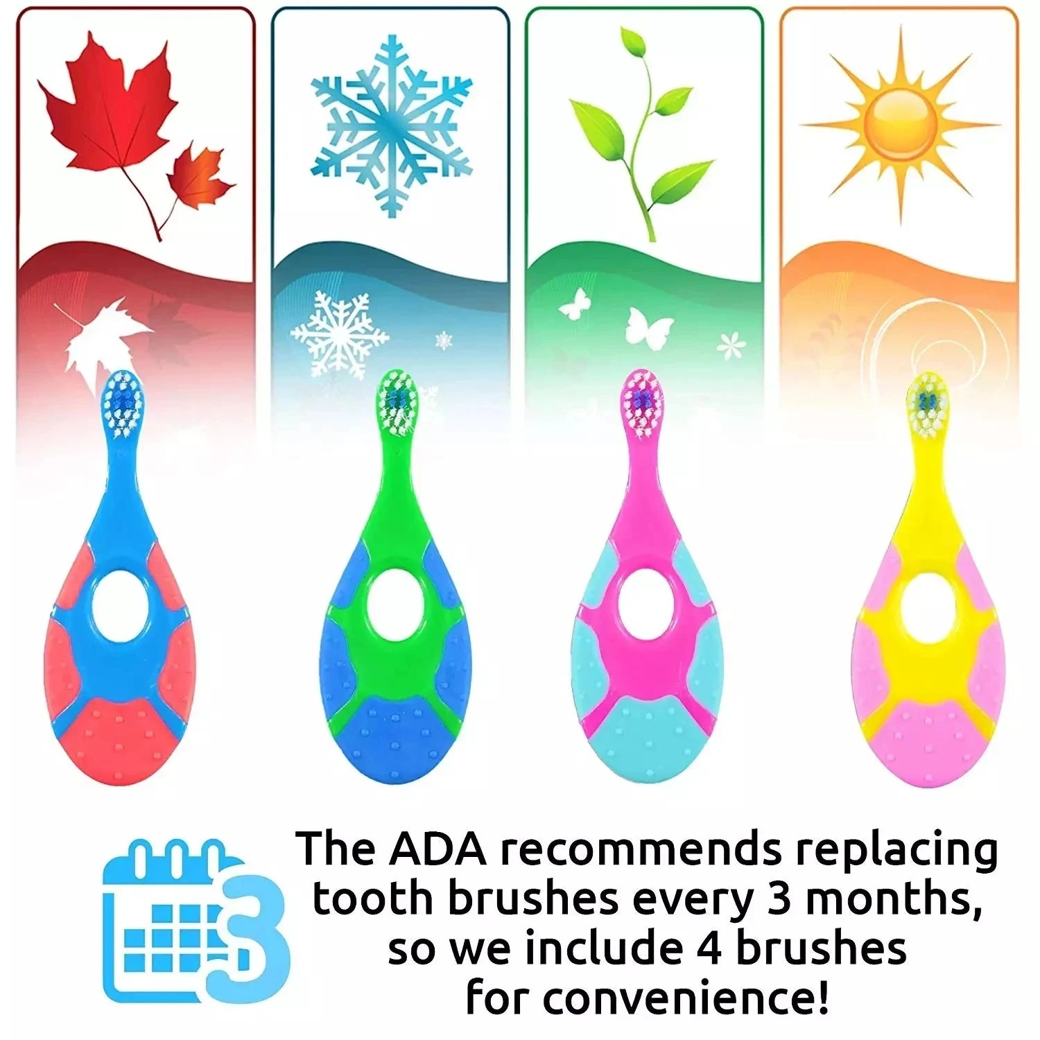 Kids Soft Bristle Toothbrush Set