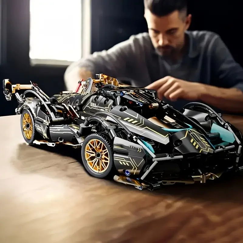 Green Racing Building Block Set
