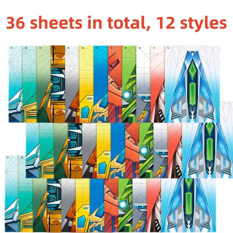 DIY Origami Airplane Activity Set