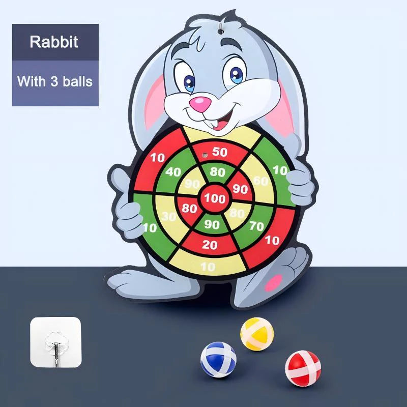 Kids Sticky Ball Dart Board Game
